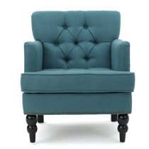 Teal armchairs for online sale